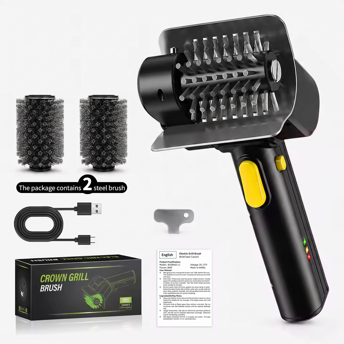 CROWN GRILL - BRUSH