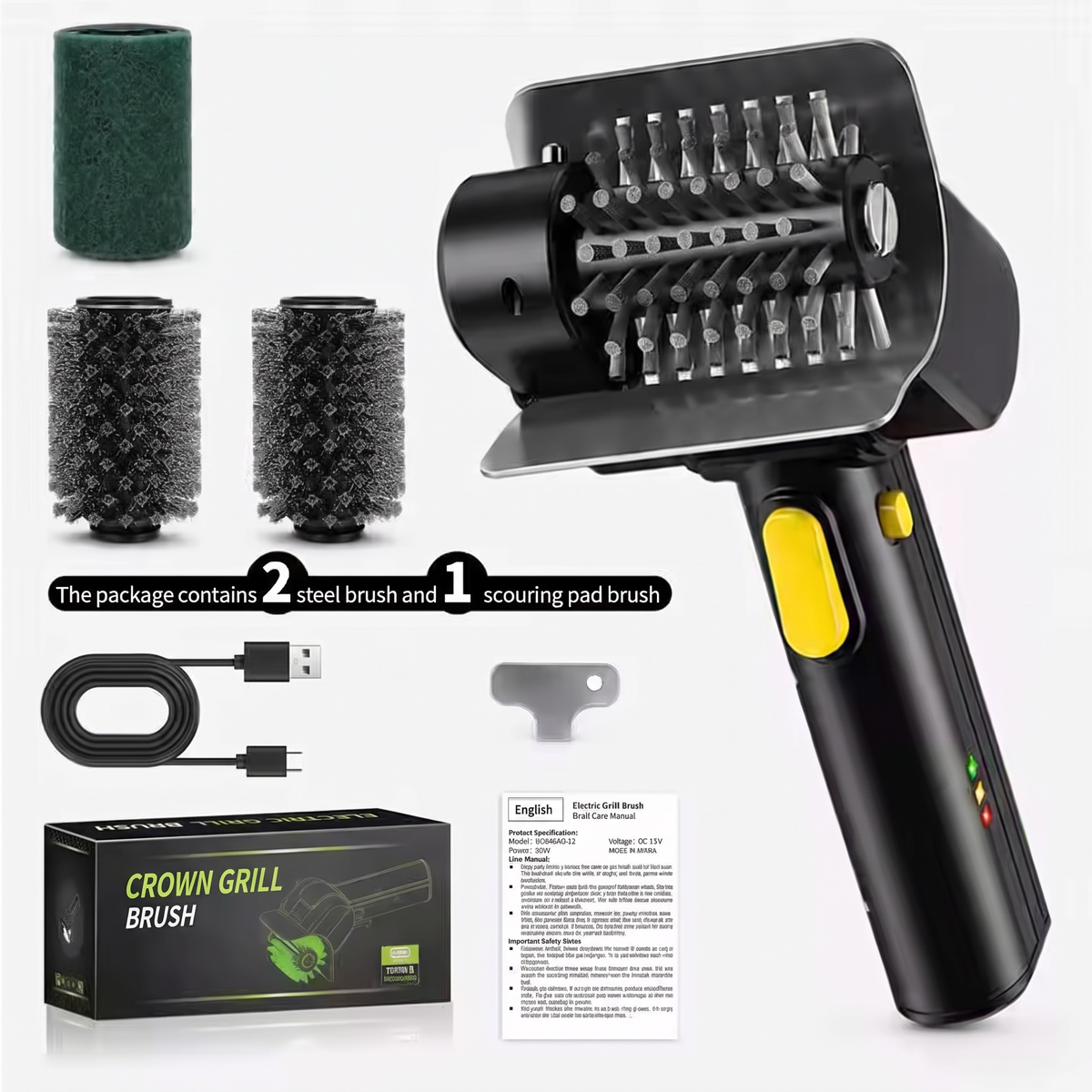 CROWN GRILL - BRUSH