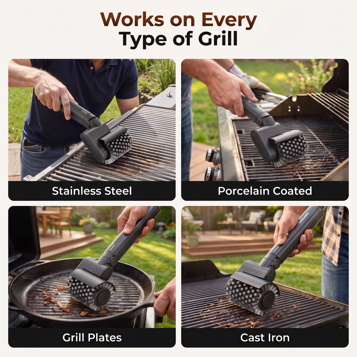 CROWN GRILL - BRUSH