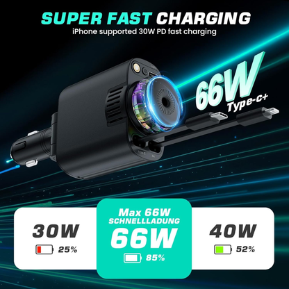 Cargador para auto 5 en 1