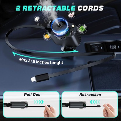 Cargador para auto 5 en 1