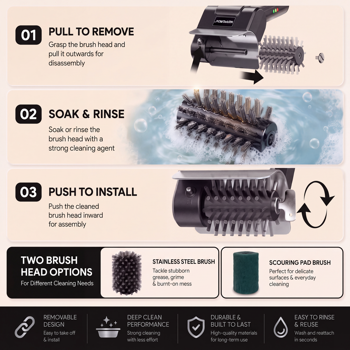 CROWN GRILL - BRUSH